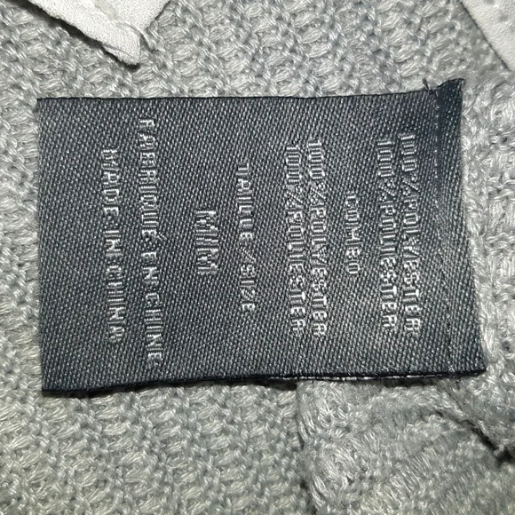 Grey & White Ribbed Fooler Sweater - Picture 8 of 8